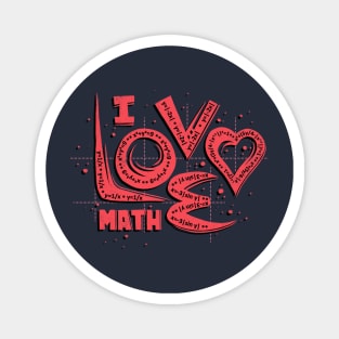 I Love Math Magnet